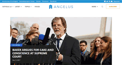 Desktop Screenshot of angelusnews.com